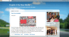 Desktop Screenshot of english4thenewmedia.blogspot.com