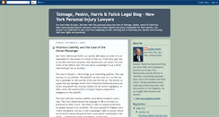 Desktop Screenshot of newyorkpersonalinjurylegalblog.blogspot.com