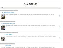 Tablet Screenshot of iamyssamaunay.blogspot.com