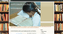 Desktop Screenshot of estudiosenpaz.blogspot.com