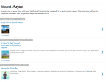 Tablet Screenshot of mountmayon.blogspot.com