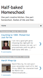 Mobile Screenshot of half-bakedhomeschool.blogspot.com
