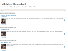 Tablet Screenshot of half-bakedhomeschool.blogspot.com