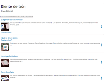 Tablet Screenshot of dientesdeleon.blogspot.com