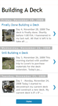 Mobile Screenshot of buildingadeck.blogspot.com