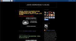 Desktop Screenshot of johnborowski.blogspot.com