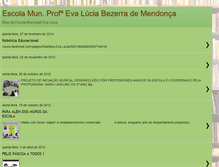 Tablet Screenshot of escolaevalucia.blogspot.com