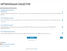 Tablet Screenshot of miftahussalamcollective.blogspot.com
