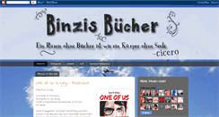 Desktop Screenshot of binzis-buecher.blogspot.com