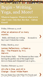 Mobile Screenshot of beginwritingyoga.blogspot.com