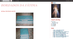 Desktop Screenshot of bordadosdafatima.blogspot.com