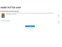 Tablet Screenshot of harry-potter-books-shop.blogspot.com