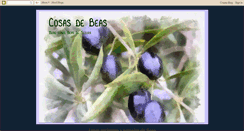 Desktop Screenshot of cosasdebeas.blogspot.com