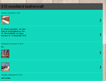 Tablet Screenshot of 310woodlandleathercraft.blogspot.com