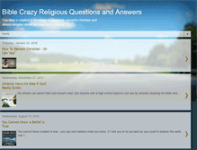 Tablet Screenshot of biblecrazy.blogspot.com