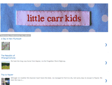 Tablet Screenshot of littlecarrkids.blogspot.com