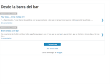 Tablet Screenshot of desdelabarradelbar1.blogspot.com