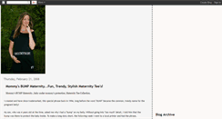 Desktop Screenshot of mommysbump.blogspot.com