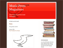 Tablet Screenshot of musicfrommags.blogspot.com