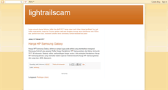 Desktop Screenshot of lightrailscam.blogspot.com