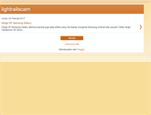 Tablet Screenshot of lightrailscam.blogspot.com