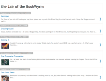 Tablet Screenshot of lairofthebookwyrm.blogspot.com