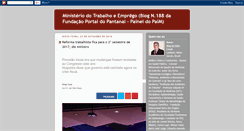 Desktop Screenshot of ministeriodotrabalho.blogspot.com