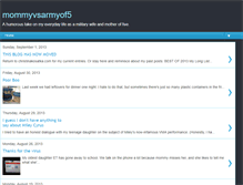 Tablet Screenshot of mommyvsarmyof5.blogspot.com