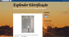 Desktop Screenshot of esplendoreletrificacao.blogspot.com