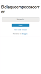 Mobile Screenshot of eldiaqueempeceacorrer.blogspot.com