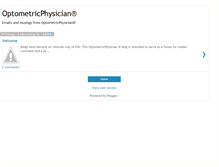 Tablet Screenshot of optometricphysician.blogspot.com