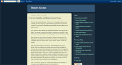 Desktop Screenshot of beach-access.blogspot.com
