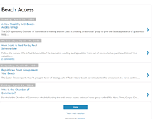 Tablet Screenshot of beach-access.blogspot.com