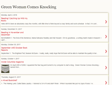 Tablet Screenshot of greenwomancomesknocking.blogspot.com