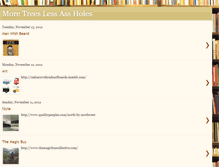 Tablet Screenshot of moretreeslessassholes.blogspot.com