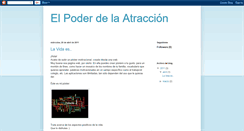 Desktop Screenshot of elpoderdelaatraccion.blogspot.com