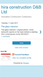 Mobile Screenshot of hiraconstruction.blogspot.com