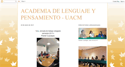 Desktop Screenshot of lenguajeypensamiento-uacm.blogspot.com