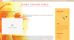 Desktop Screenshot of hairyleggedgirls.blogspot.com