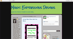 Desktop Screenshot of manicexpressionsdesigns.blogspot.com