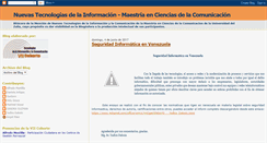 Desktop Screenshot of nuevastecnologiasdelainformacionluz.blogspot.com