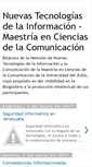 Mobile Screenshot of nuevastecnologiasdelainformacionluz.blogspot.com
