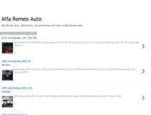Tablet Screenshot of alfaromeo-auto.blogspot.com