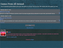 Tablet Screenshot of gamesfromallaround.blogspot.com