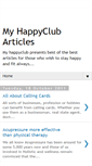Mobile Screenshot of my-happyclub-articles-world.blogspot.com