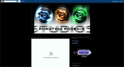 Desktop Screenshot of phantomphoenixstudios.blogspot.com