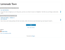 Tablet Screenshot of lemonadetown.blogspot.com