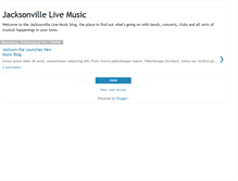 Tablet Screenshot of jacksonville-live-music.blogspot.com