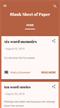 Mobile Screenshot of blank-sheet-of-paper.blogspot.com