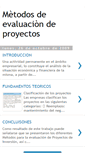 Mobile Screenshot of metodosdeevaluaciondeproyectos.blogspot.com